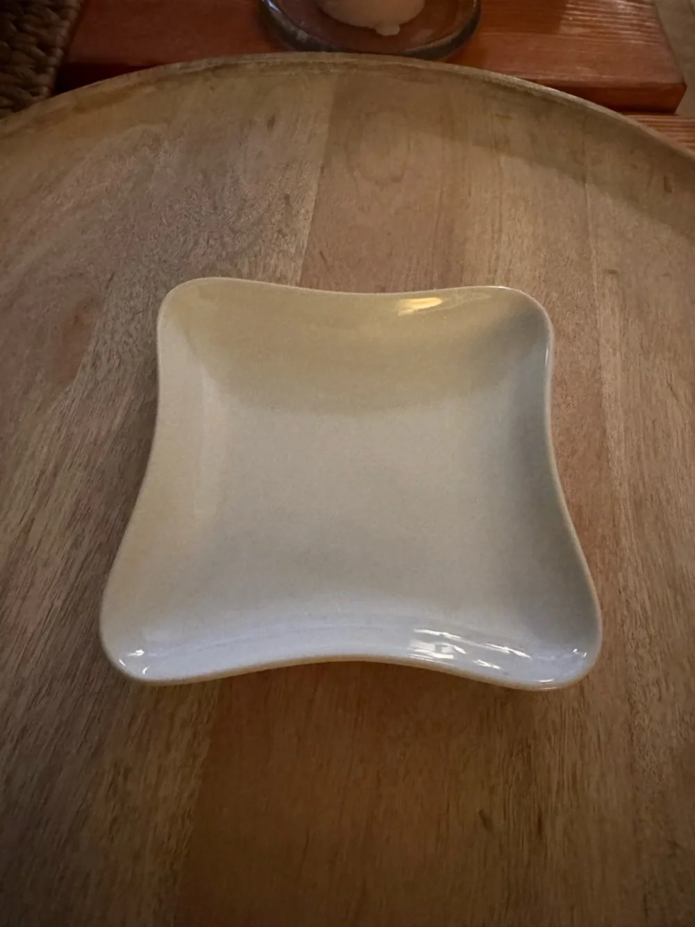 Crate&Barrel Small Square Porcelain Dish